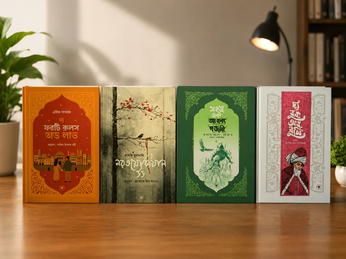 বেস্টসেলার চারটি প্রিমিয়াম বইয়ের কম্বোসেট।