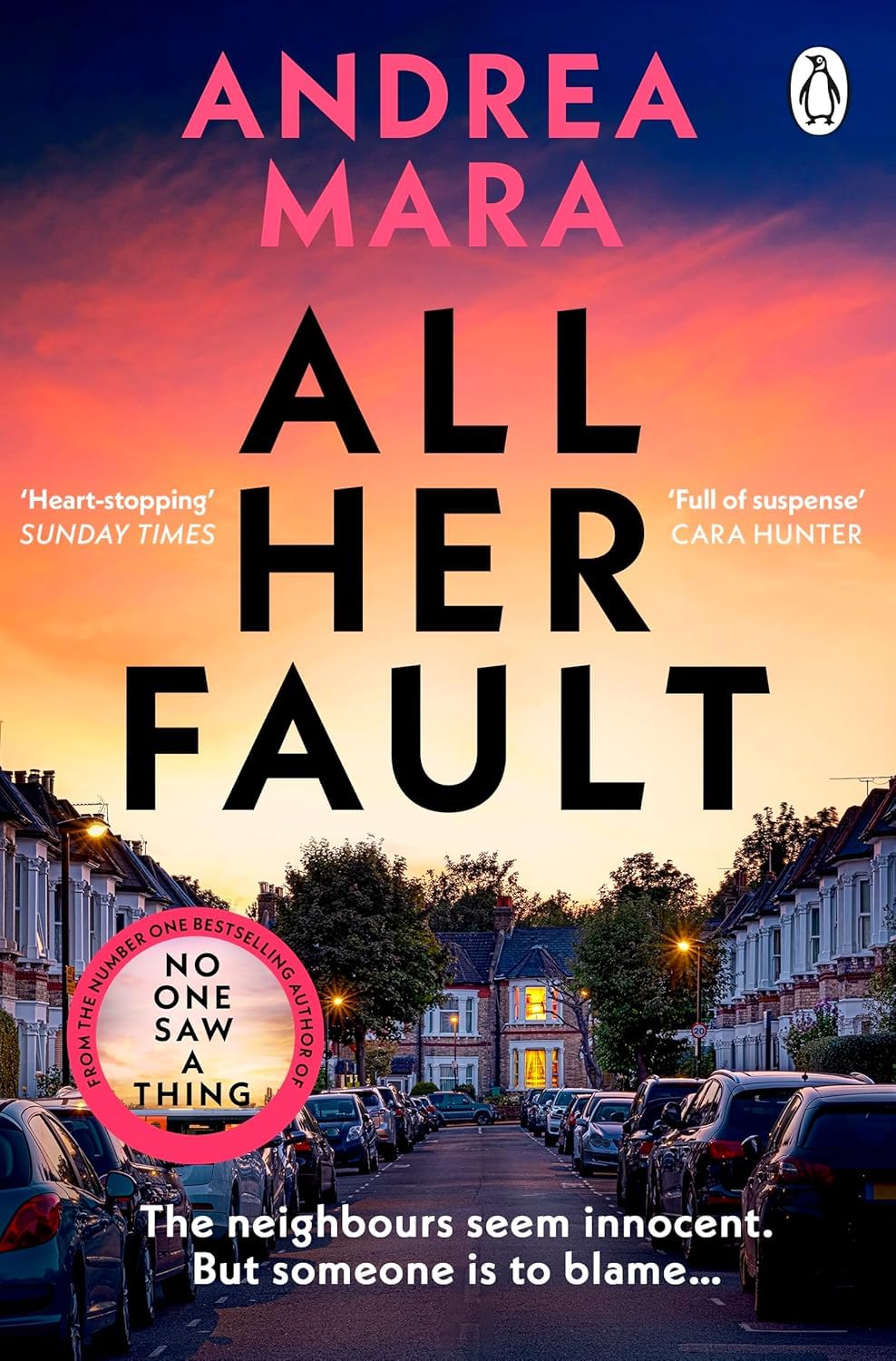 All Her Fault Book by Andrea Mara book cover