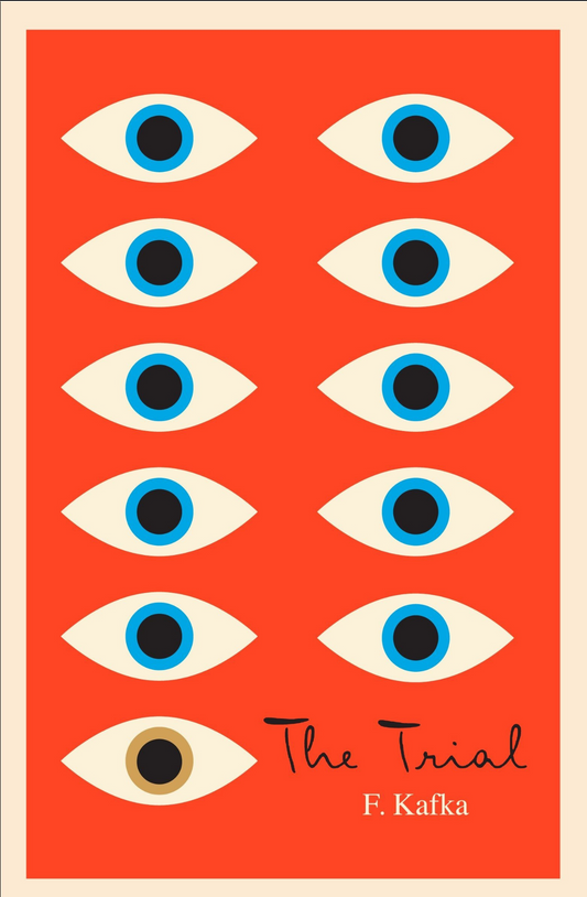 The Trial Novel by Franz Kafka book cover