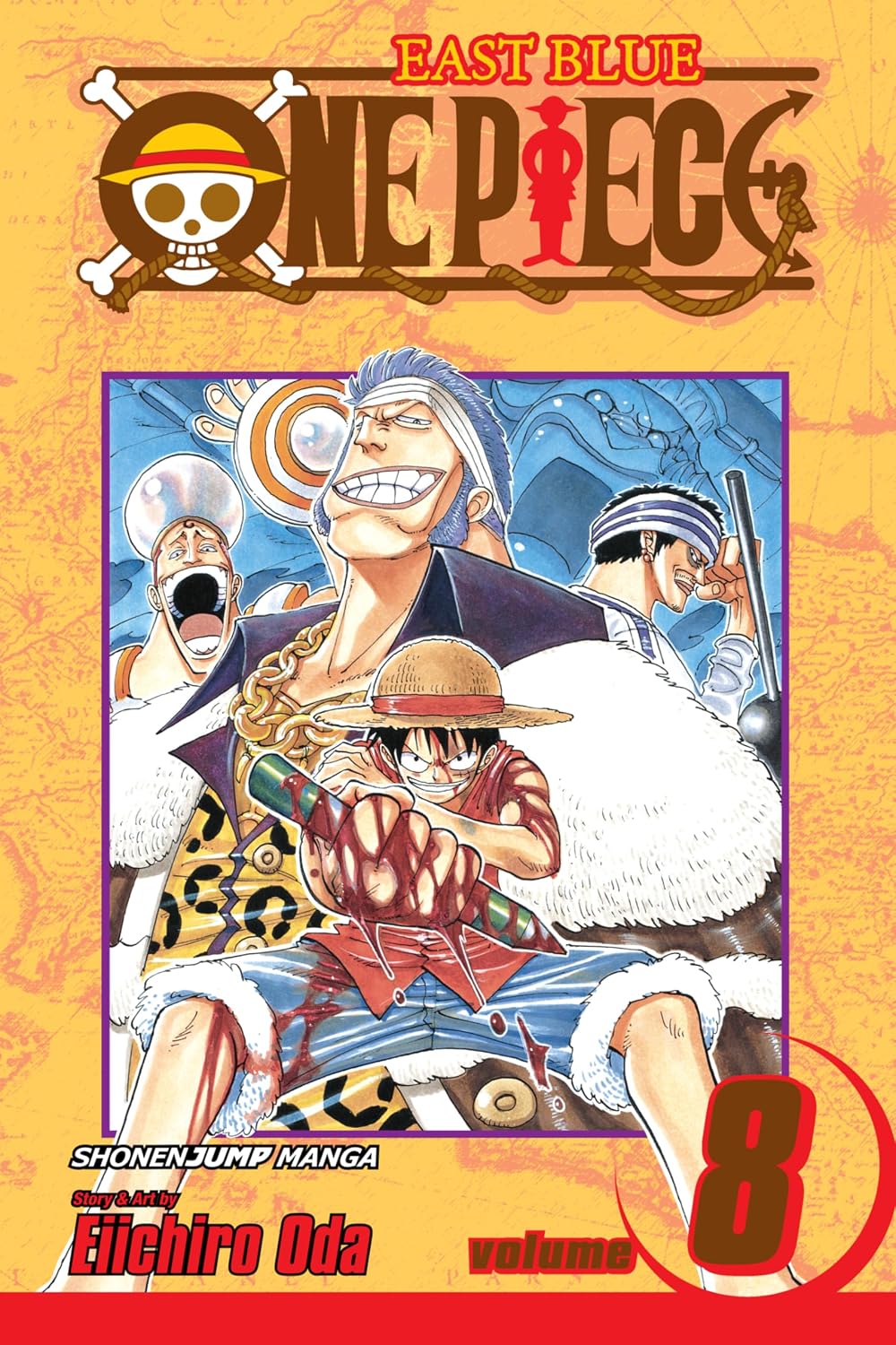 One Piece Volume 8 I Won't Die - Manga by Eiichiro Oda