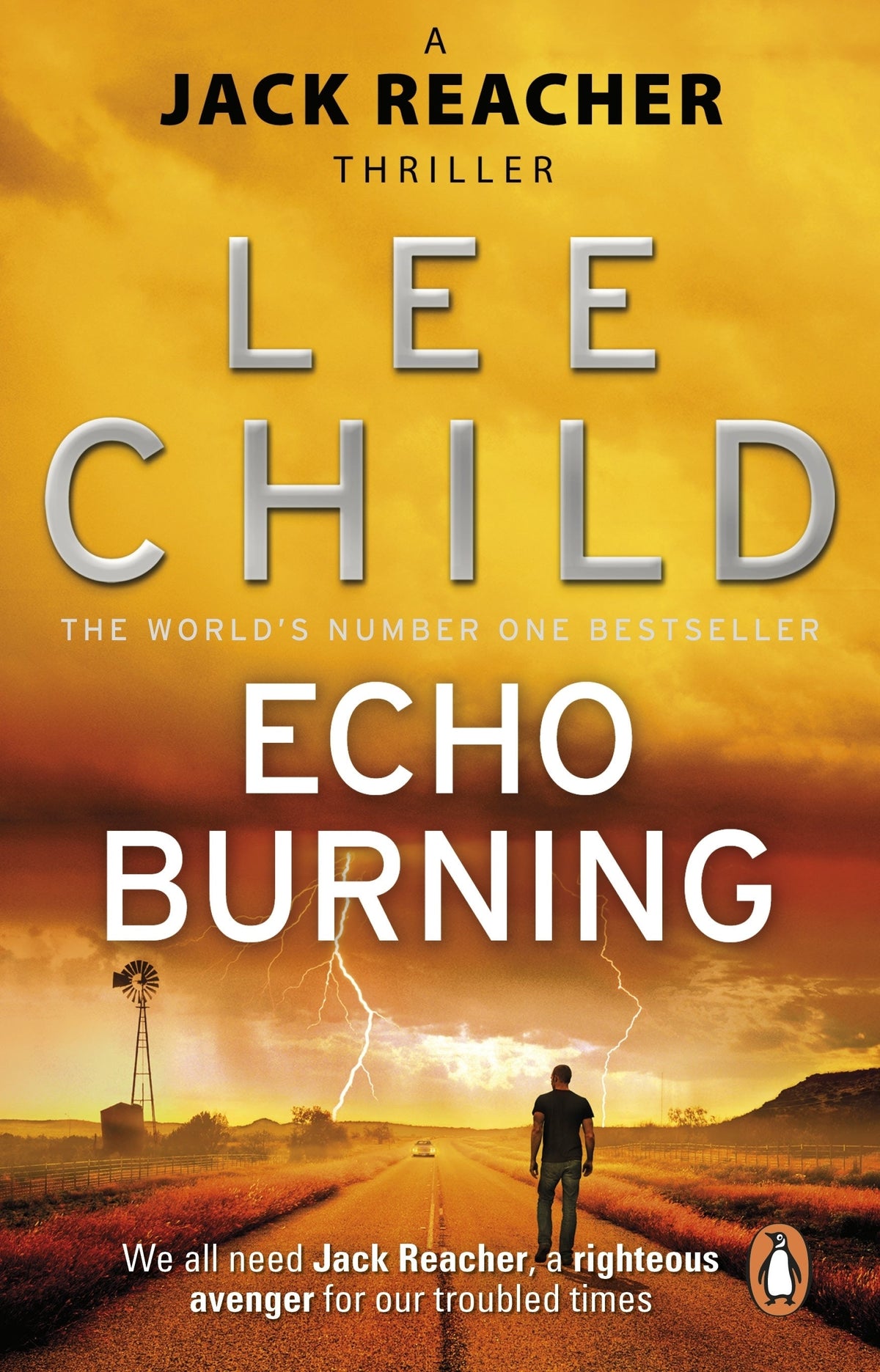 Echo Burning Novel by Lee Child book cover