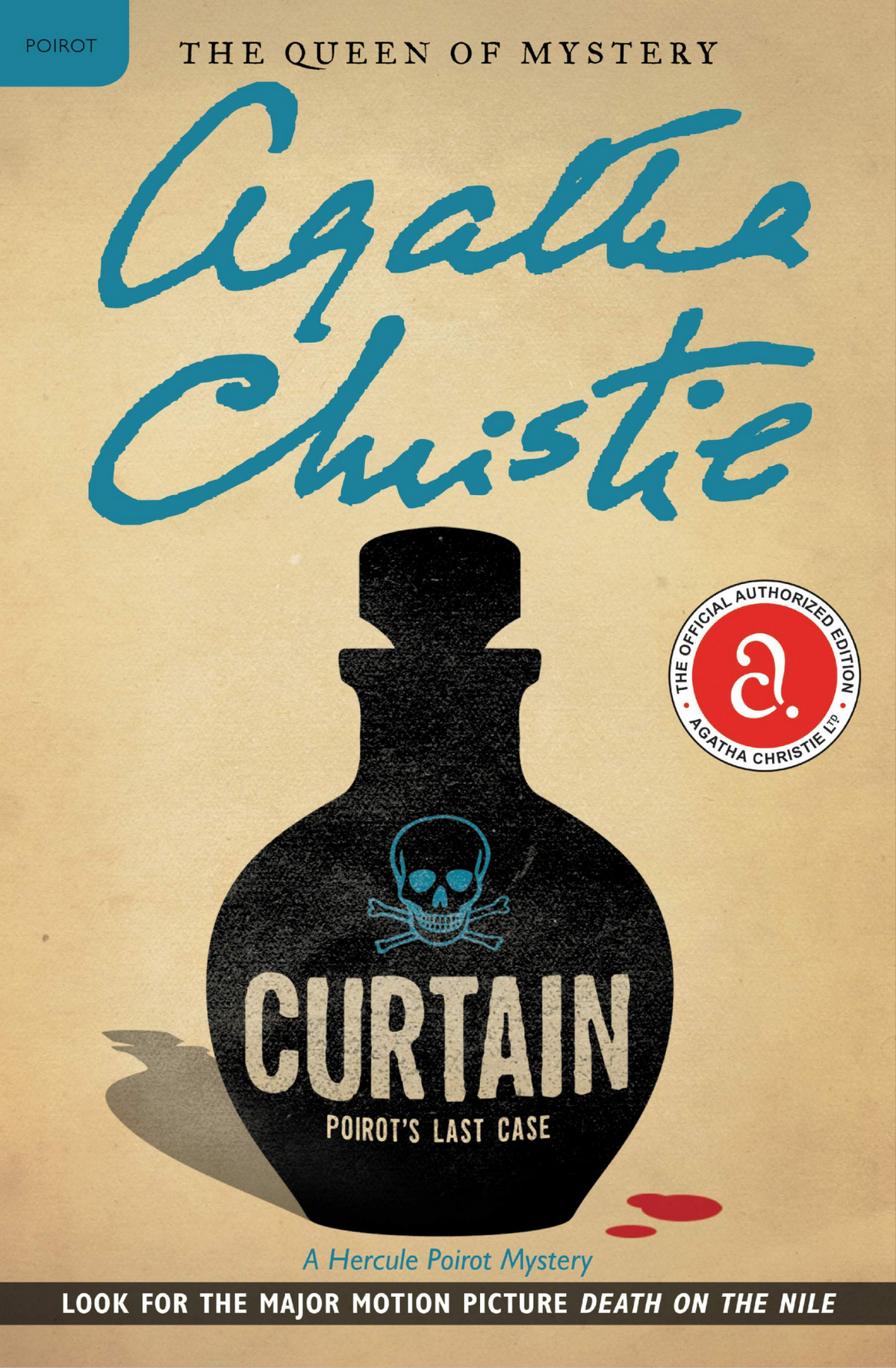 Curtain: Poirot's Last Case Novel by Agatha Christie book cover
