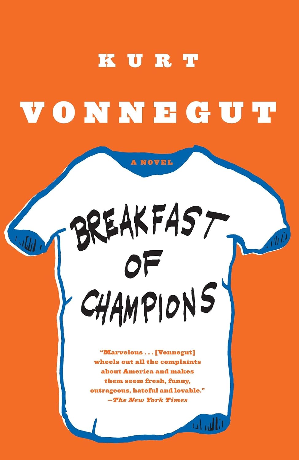 Breakfast of Champions Novel by Kurt Vonnegut book cover