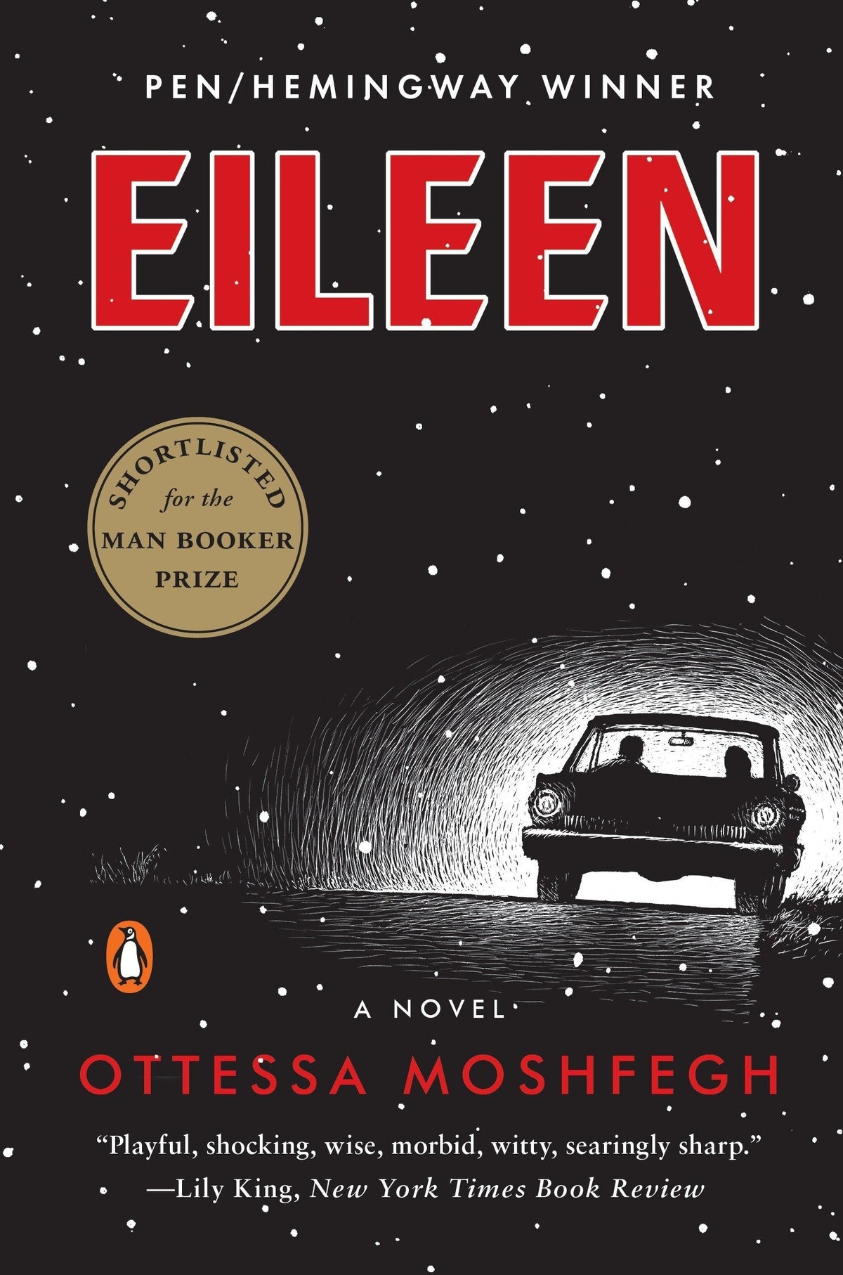Eileen Novel by Ottessa Moshfegh book cover