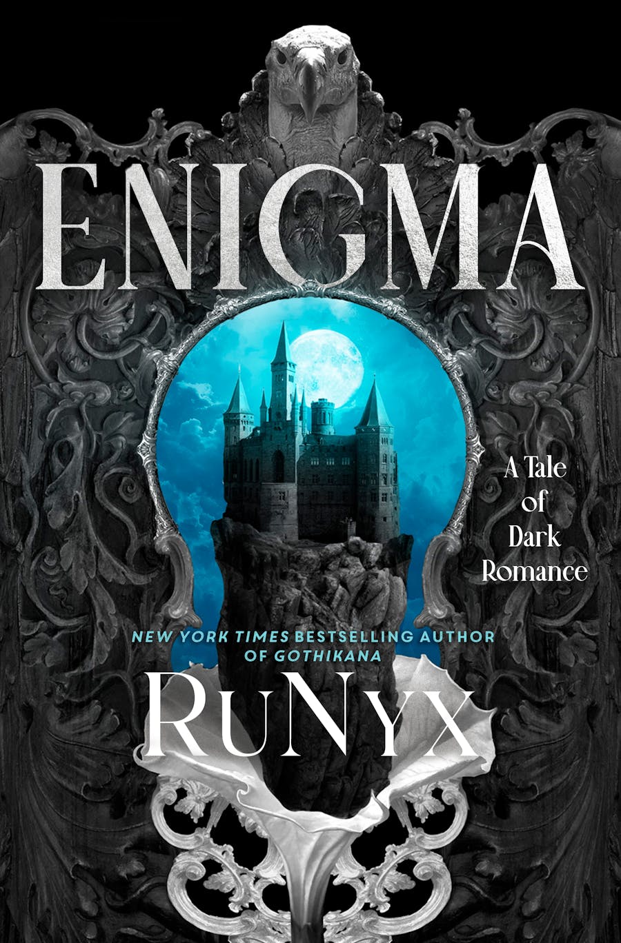 Enigma: A Dark Academia Romance Book by RuNyx book cover