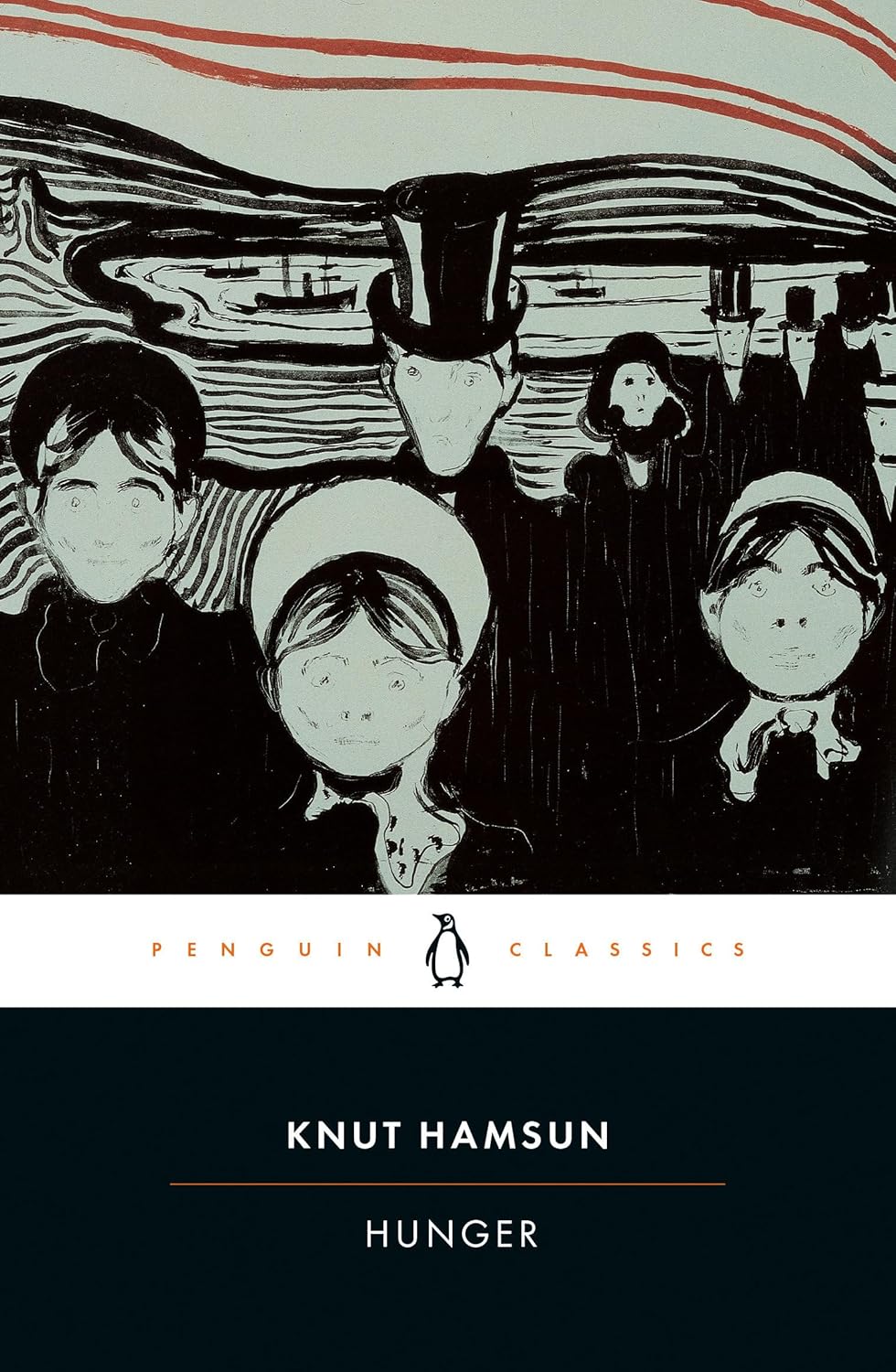 Hunger Novel by Knut Hamsun book cover