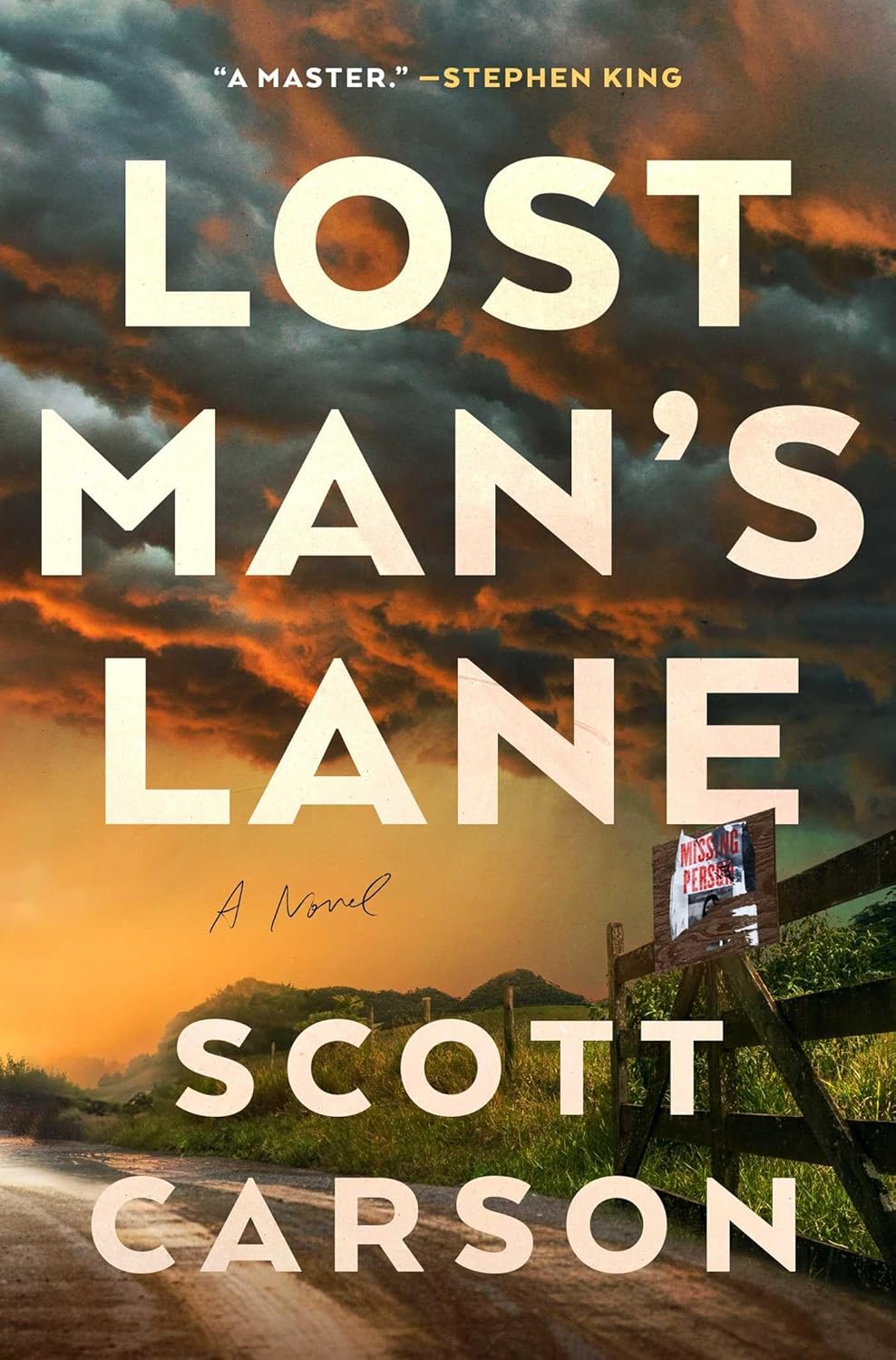 Lost Man's Lane: A Novel Book by Scott Carson book cover