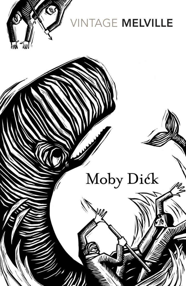 Moby-Dick Novel by Herman Melville book cover