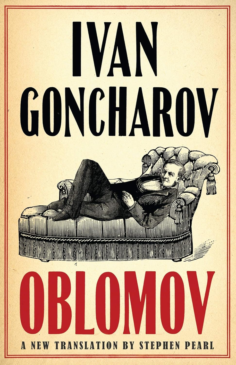 Oblomov Novel by Ivan Goncharov book cover