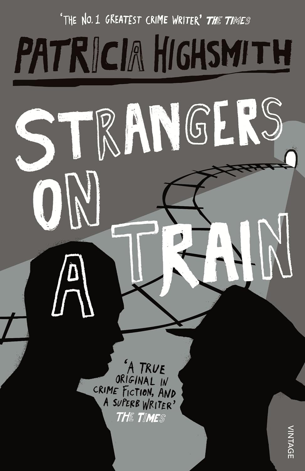 Strangers on a Train Novel by Patricia Highsmith book cover