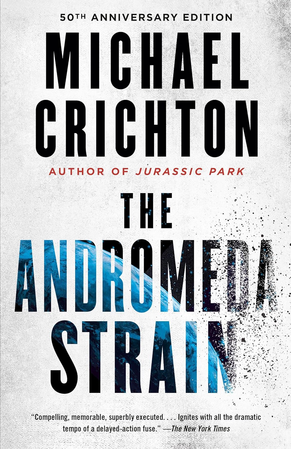 The Andromeda Strain Novel by Michael Crichton book cover
