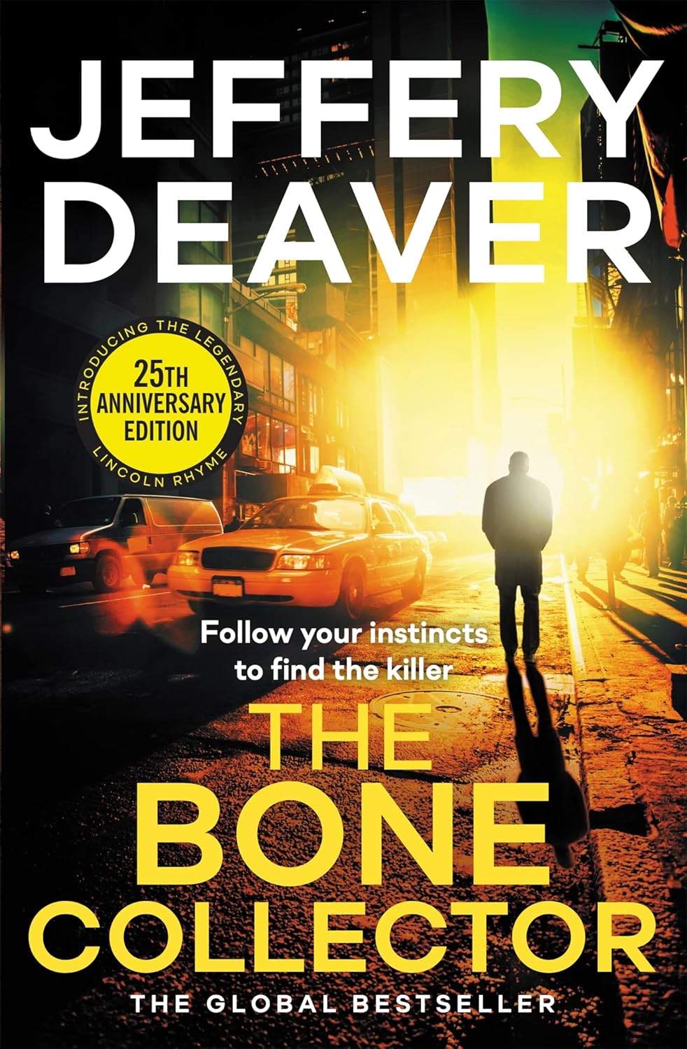The Bone Collector Novel by Jeffery Deaver book cover