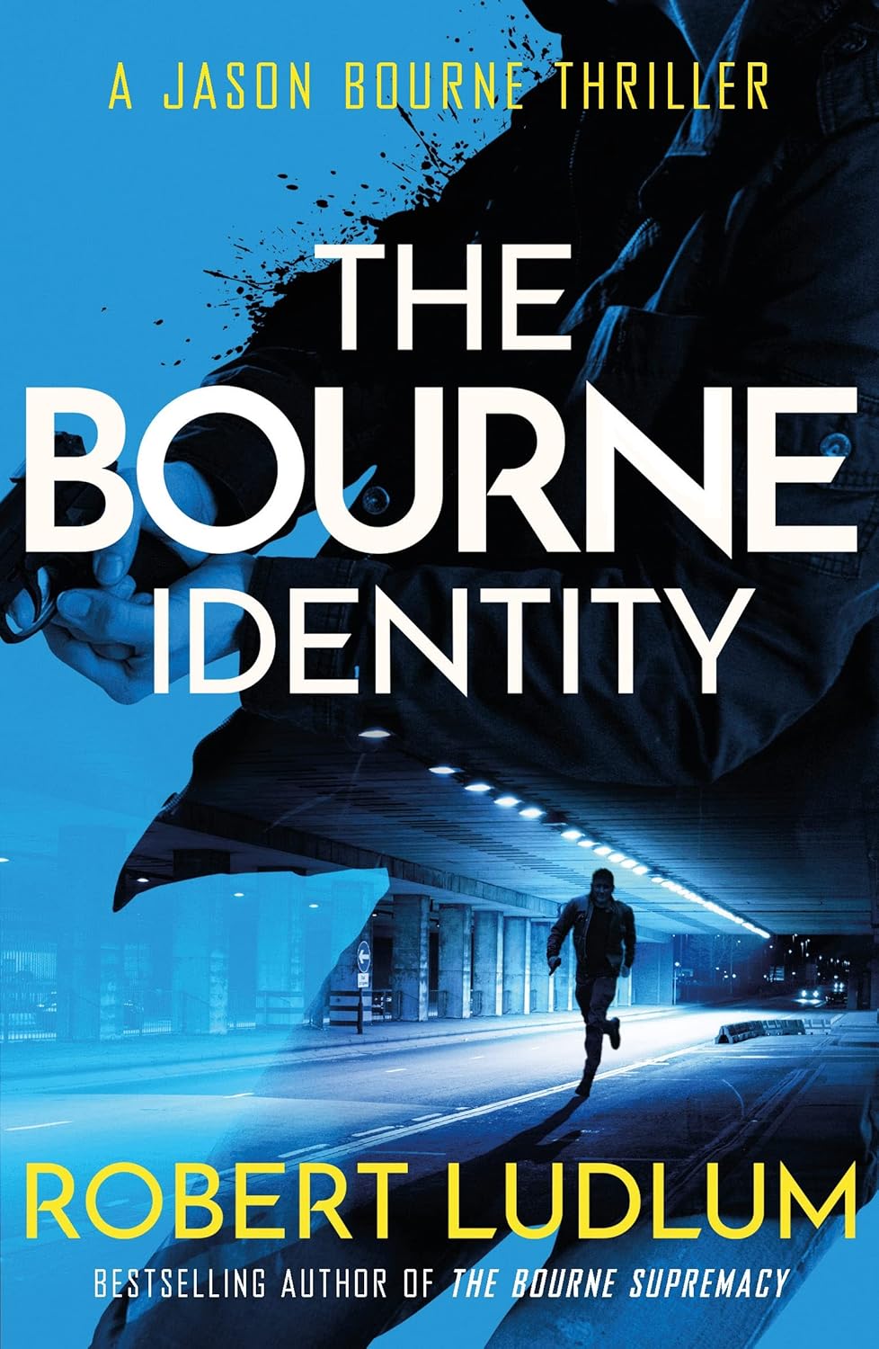 The Bourne Identity Novel by Robert Ludlum book cover
