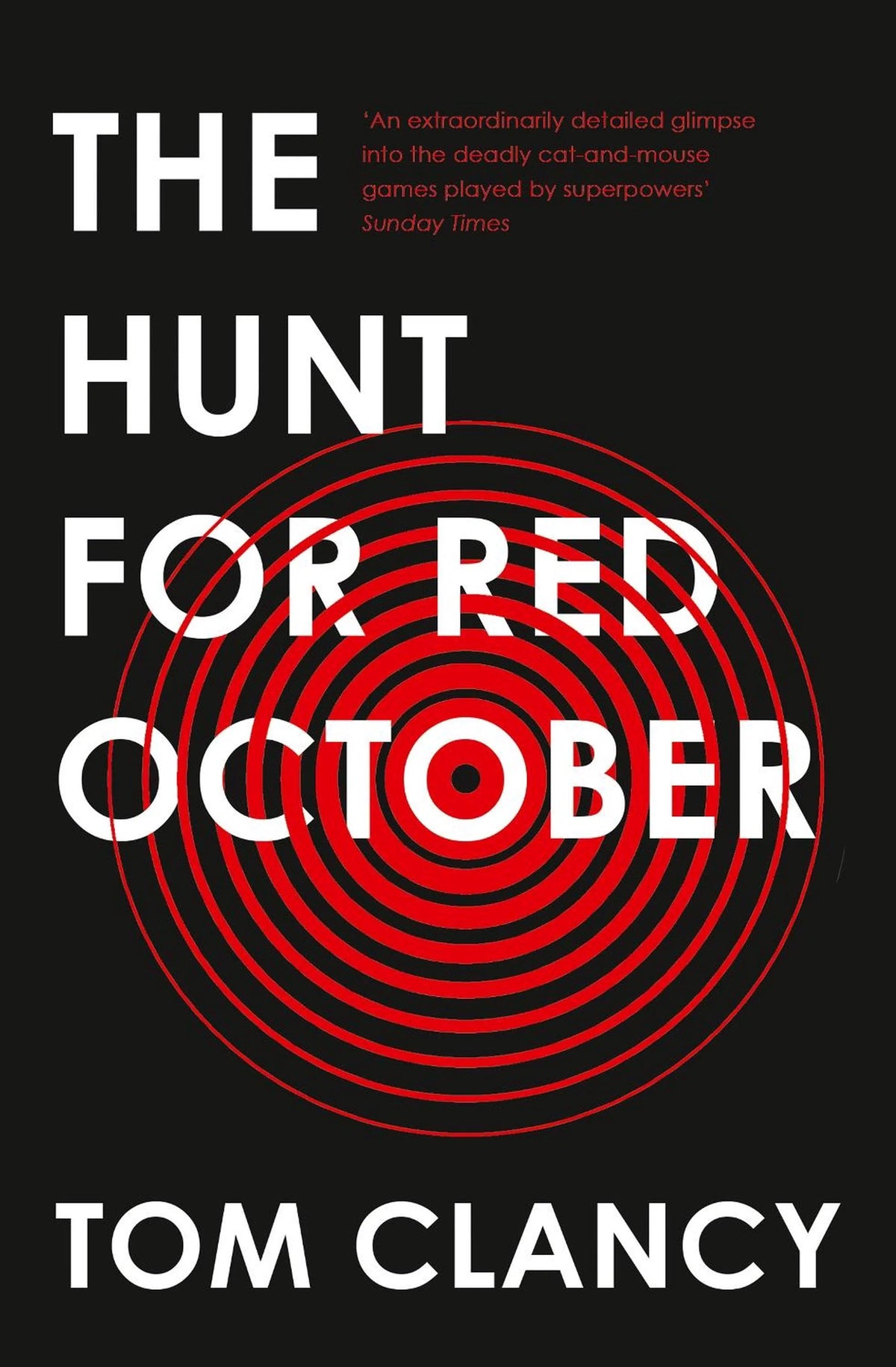 The Hunt for Red October Novel by Tom Clancy book cover