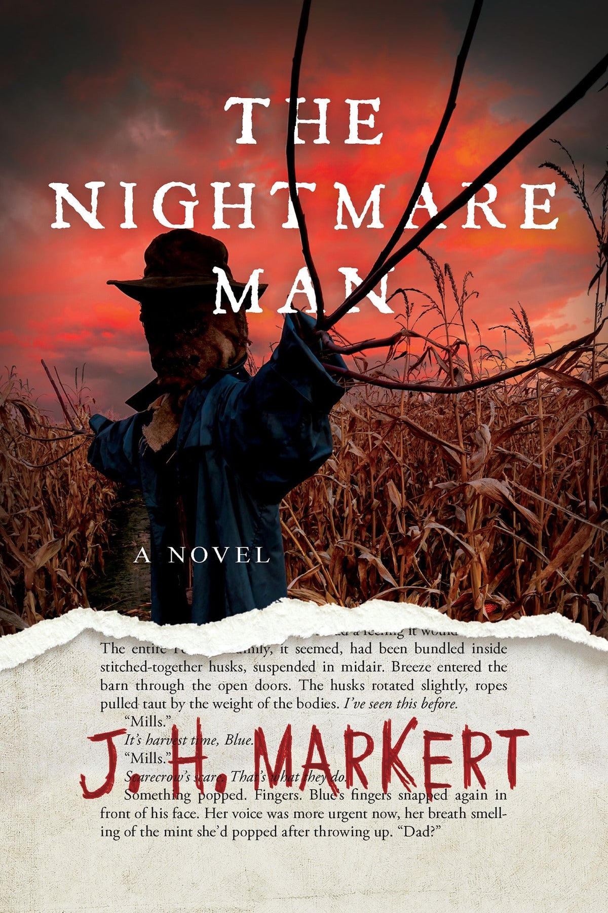 The Nightmare Man: A Novel Book by J. H. Markert book cover