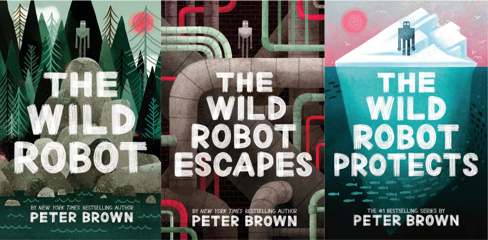 The Wild Robot Series by Peter Brown – Books Garden