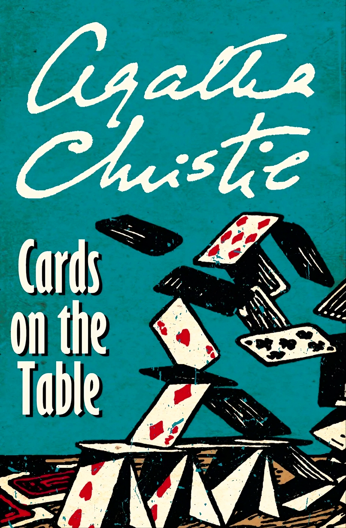 Cards on the Table Novel by Agatha Christie book cover