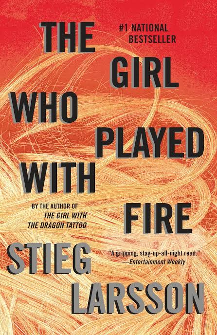 The Girl Who Played with Fire Novel by Stieg Larsson book cover