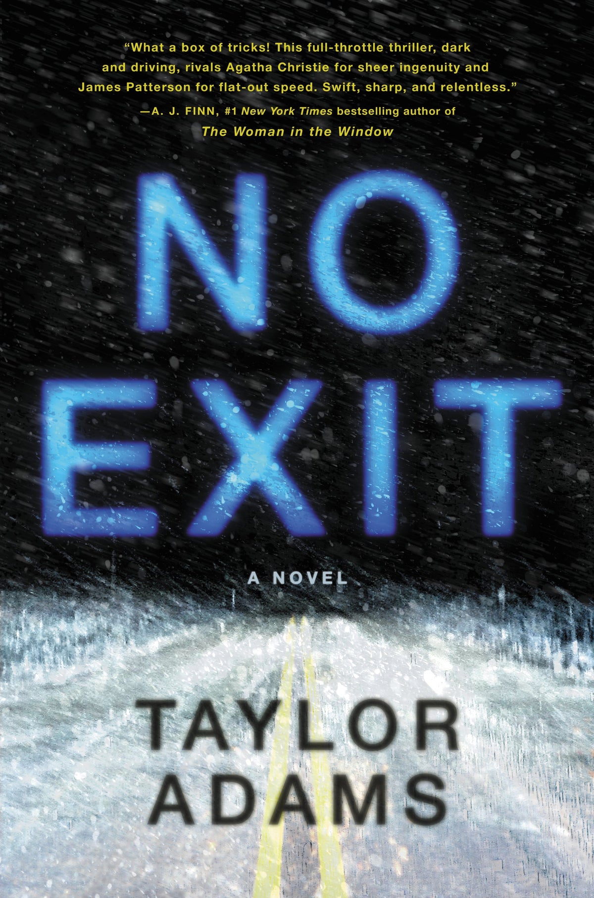 No Exit by Taylor Adams book cover