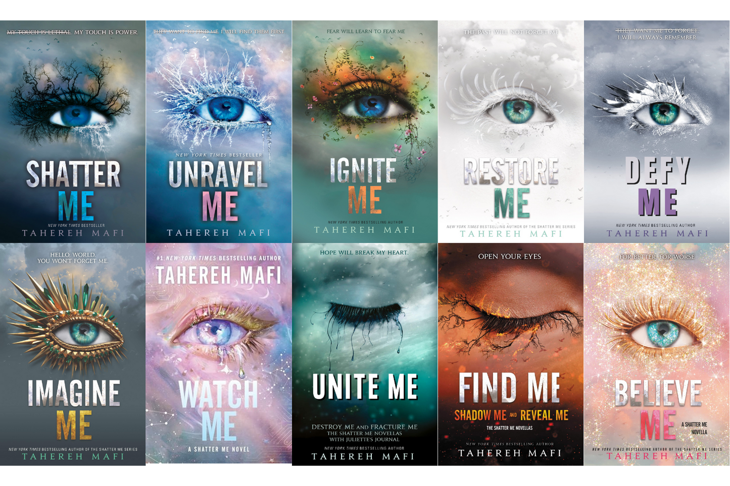 Shatter Me Series by Tahereh Mafi