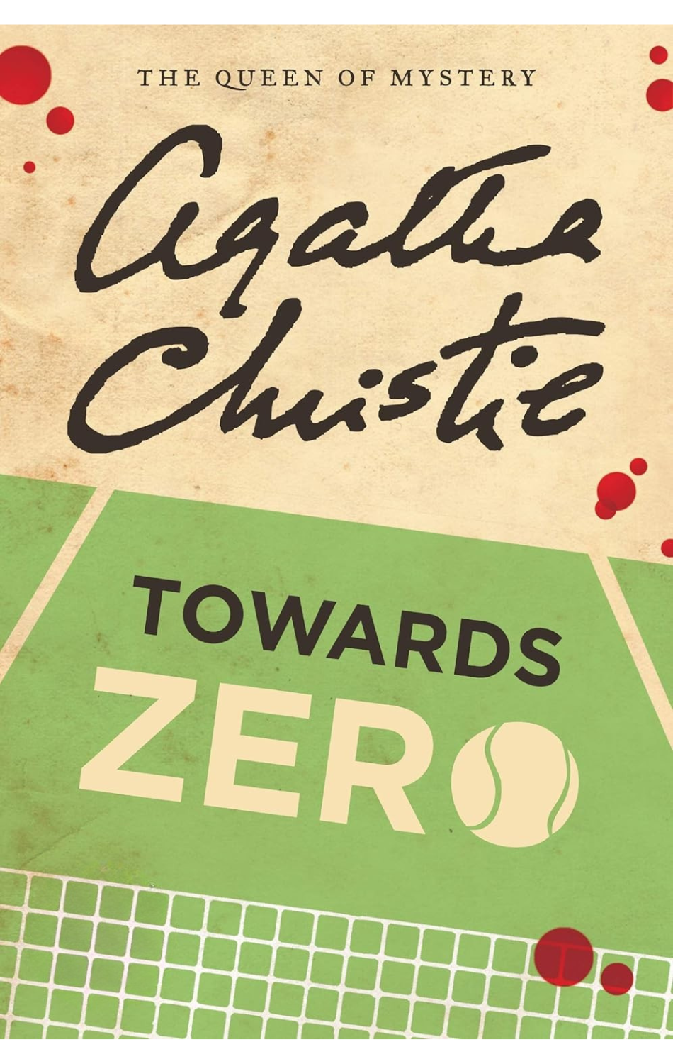 Towards Zero Novel by Agatha Christie book cover