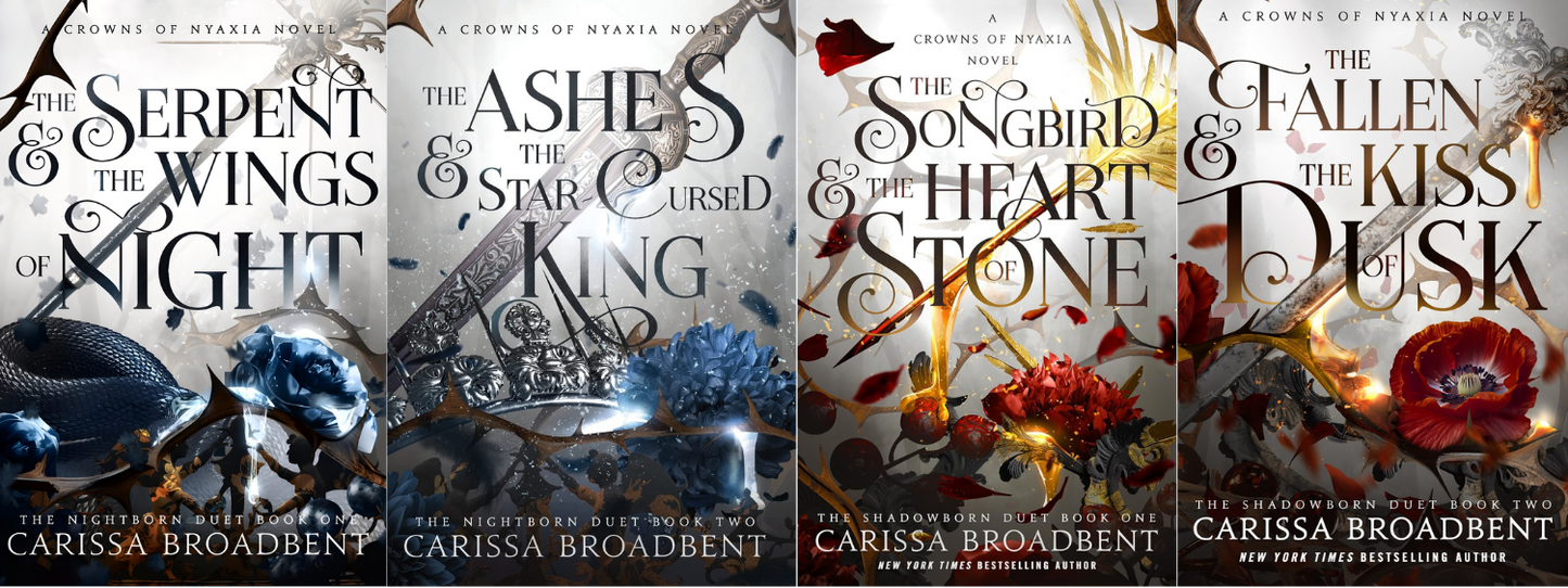 Crowns of Nyaxia Series by Carissa Broadbent