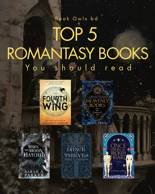 Top 5 Romantasy Books book cover