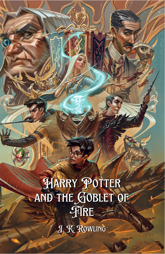 Harry Potter and the Goblet of Fire Novel by J. K. Rowling book cover