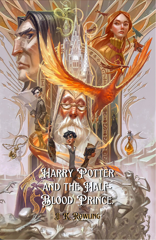 Harry Potter and the Half-Blood Prince Novel by J. K. Rowling book cover