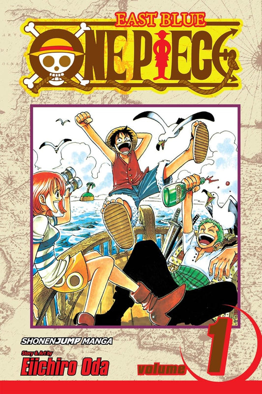 One Piece Volume 1 Romance Dawn - Manga by Eiichiro Oda book cover