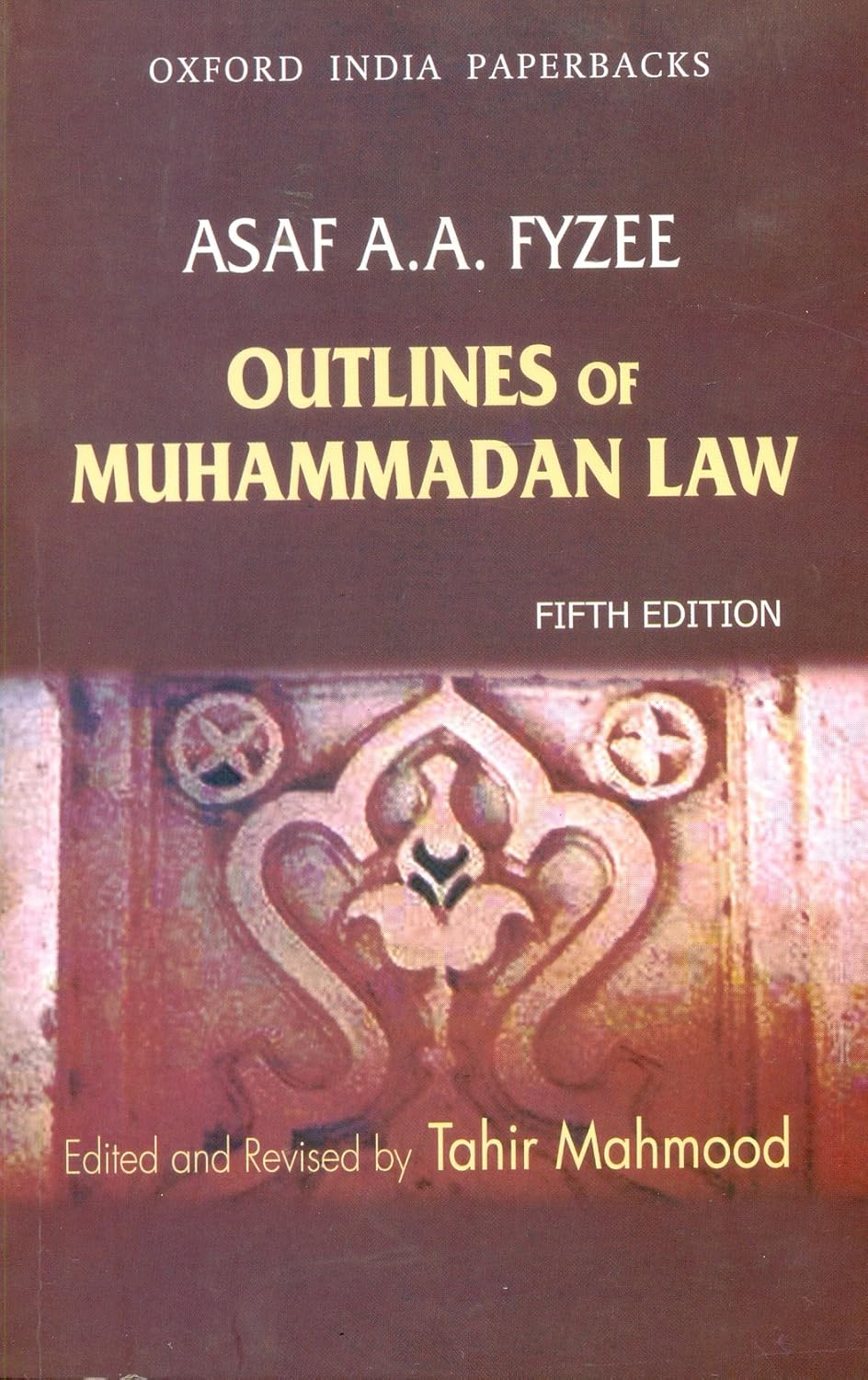 Outlines of Muhammadan Law by Asaf A.A. Fyzee book cover