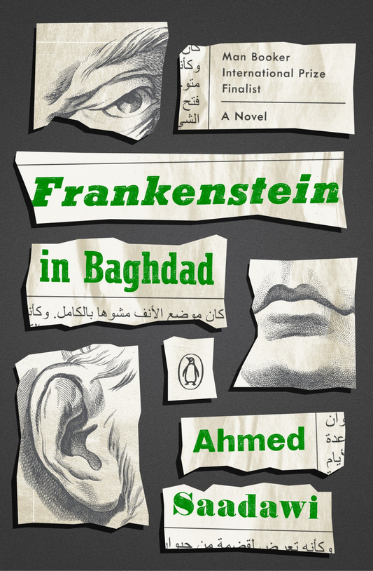 Frankenstein in Baghdad by Ahmed Saadawi book cover