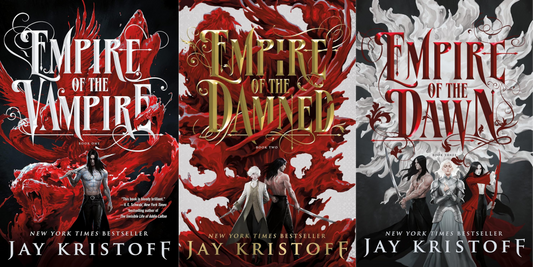 Empire of the Vampire Trilogy Series by Jay Kristoff book cover