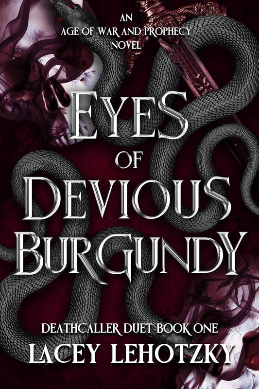 Eyes of Devious Burgundy by Lacey Lehotzky book cover