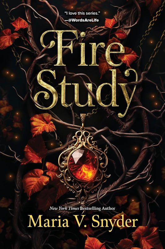 Fire Study Novel by Maria V. Snyder book cover