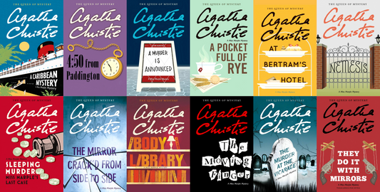 Miss Marple Series by Agatha Christie book cover