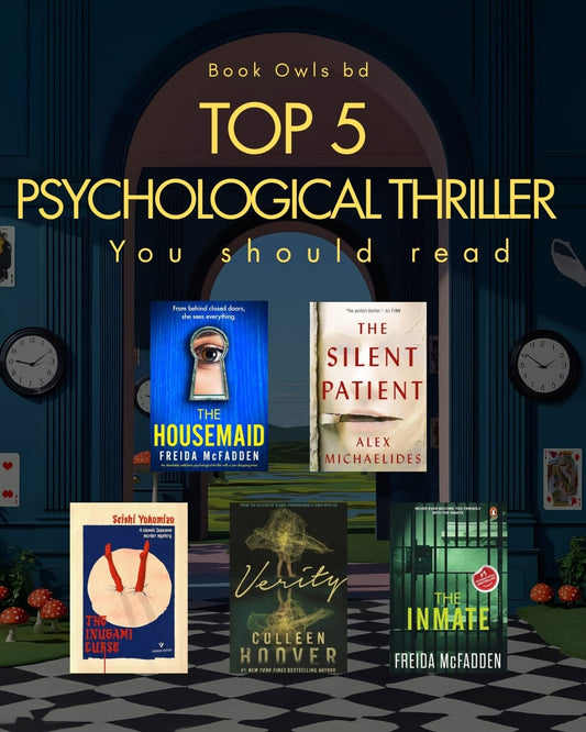 Top 5 Psychological Thriller Books book cover