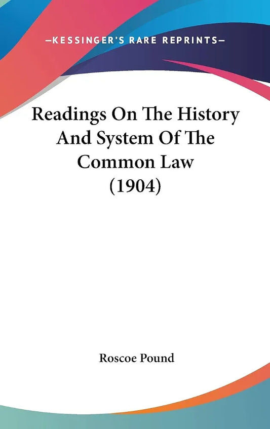 A History of the Common Law book cover