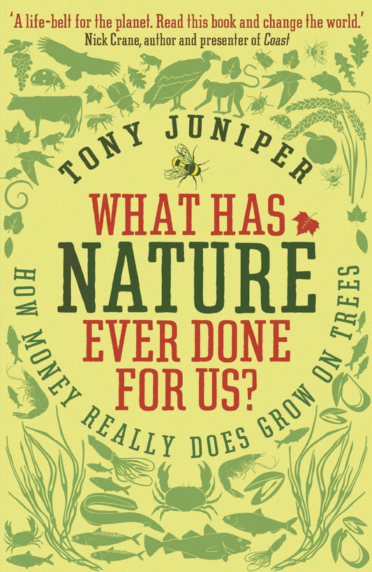 What Has Nature Ever Done For Us? How Money Really Does Grow On Trees Book by Tony Juniper book cover