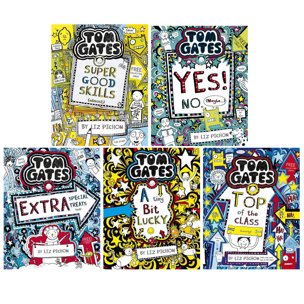 Tom Gates 5 Books Collection Set By Liz Pichon Series 2 (6-10)