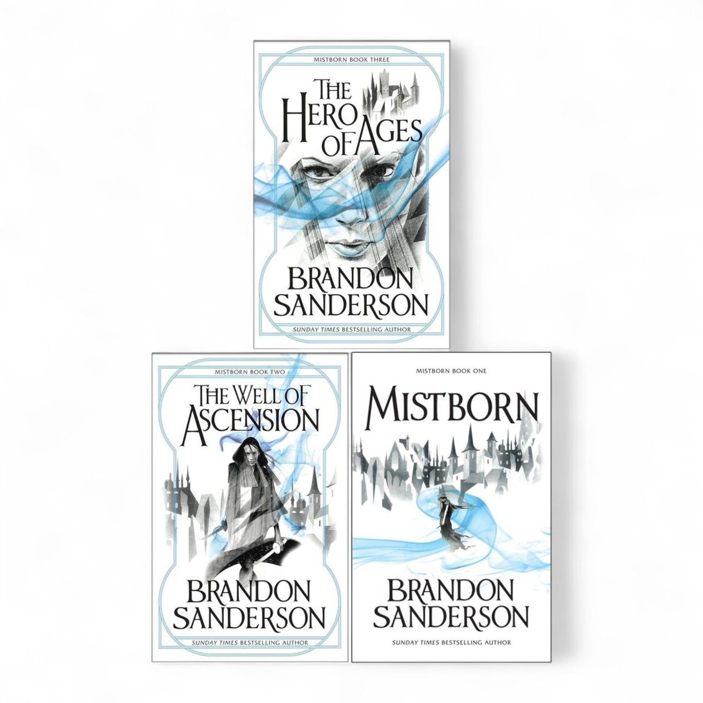 The Mistborn Trilogy Series (3 Books) by Brandon Sanderson