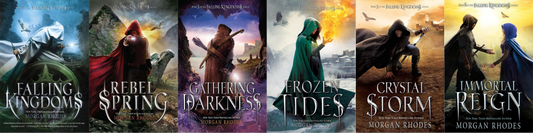 Falling Kingdoms Series by Morgan Rhodes book cover